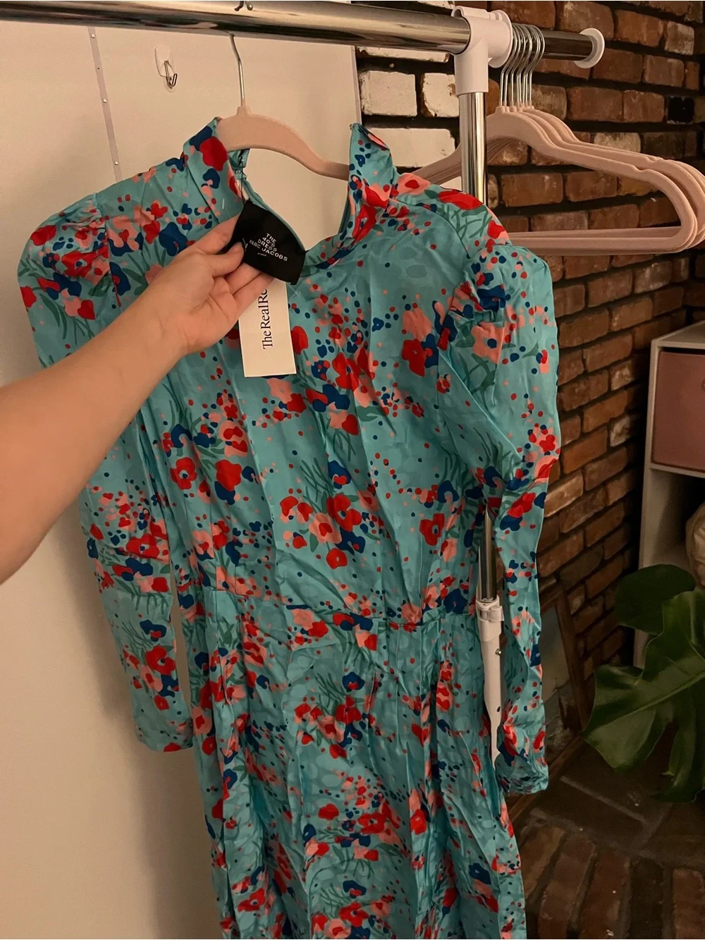 The 40’s Marc Jacobs Aqua Floral Dress